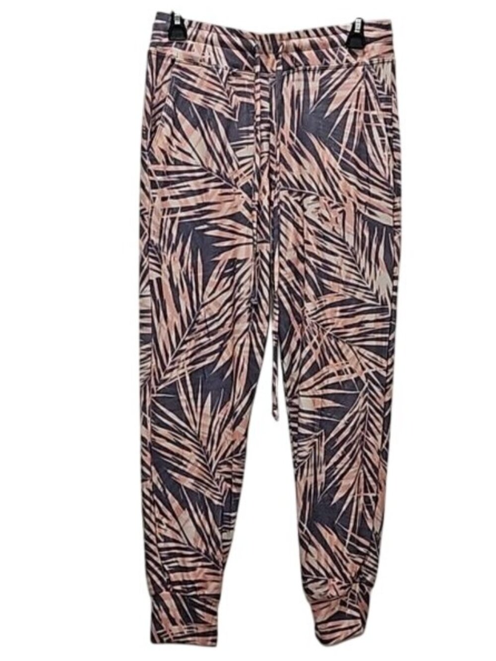 Sundry Tropical Palm Tree Print Jogger Loungewear Pant Small New Women's